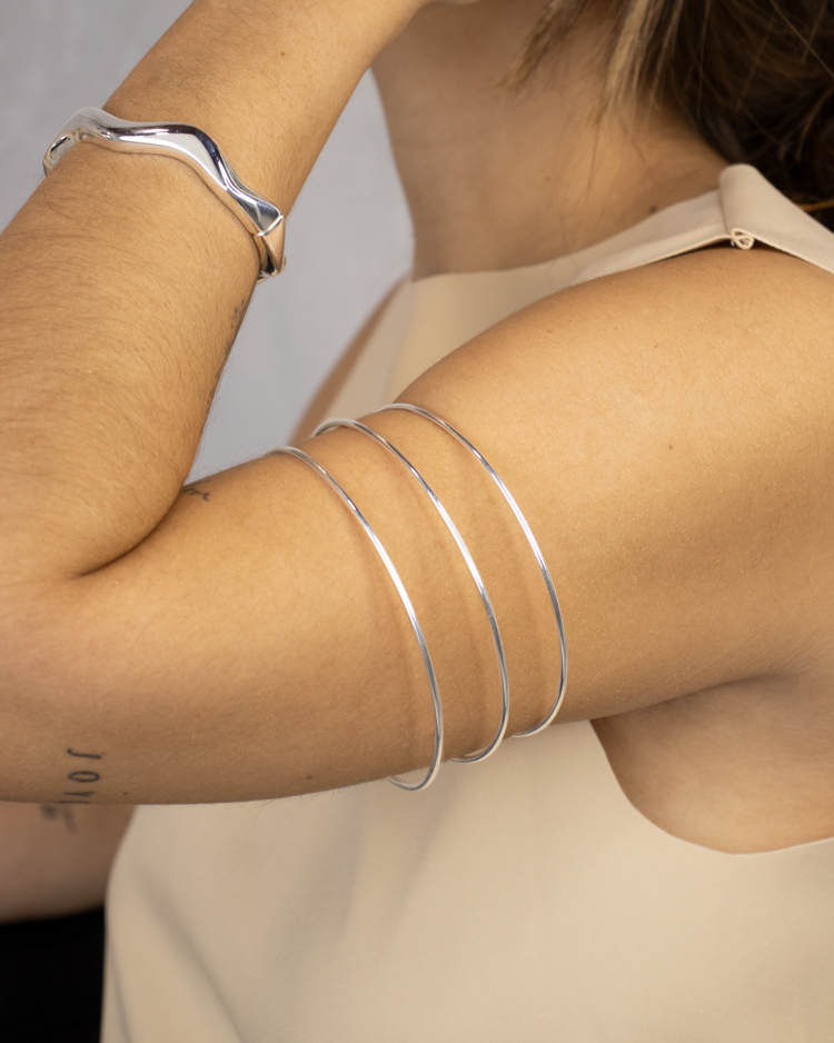 BRAZALETE LAZIO BAÑO DE PLATA