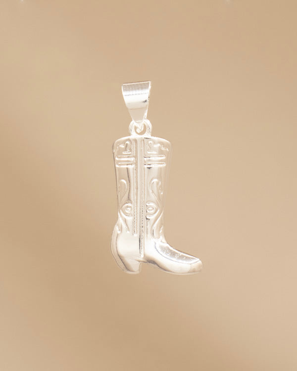 DIJE BOTA TEXANA BAÑO EN PLATA