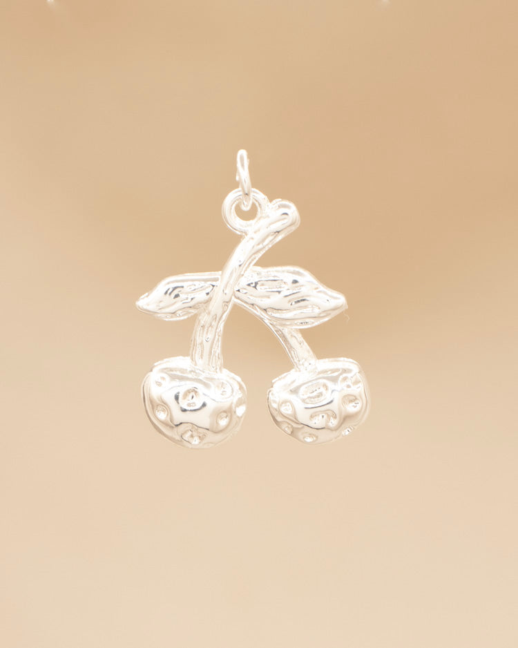 DIJE CEREZAS BAÑO EN PLATA