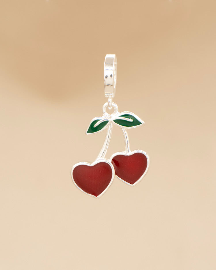 DIJE CEREZITA LOVE BAÑO EN PLATA