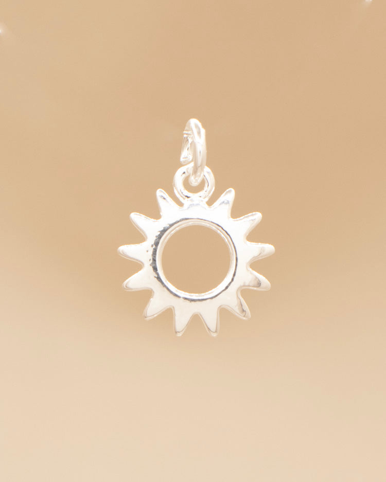 DIJE DESTELLO BAÑO EN PLATA