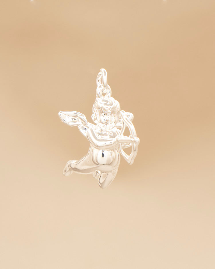 DIJE FLECHA DEL AMOR BAÑO EN PLATA