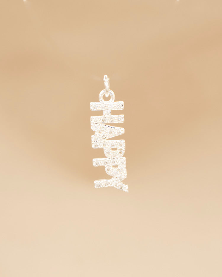 DIJE HAPPY BAÑO EN PLATA