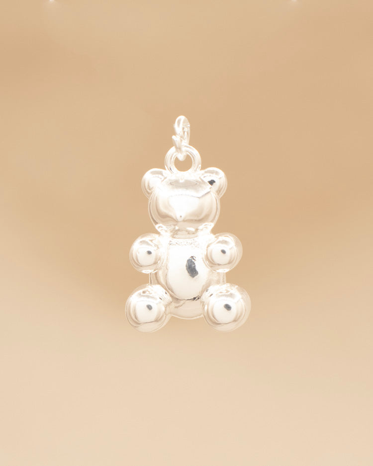 DIJE OSITO TED BAÑO EN PLATA