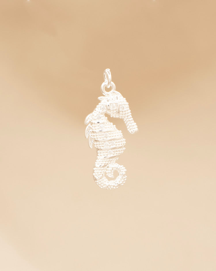 DIJE SEA HORSE BAÑO EN PLATA