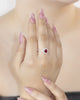 ANILLO VICTORIA BAÑO DE PLATA