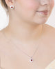 SET TOPO + CADENA CORAZÓN BAÑO DE PLATA