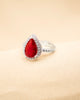 ANILLO ZAFIRO REAL BAÑO DE PLATA