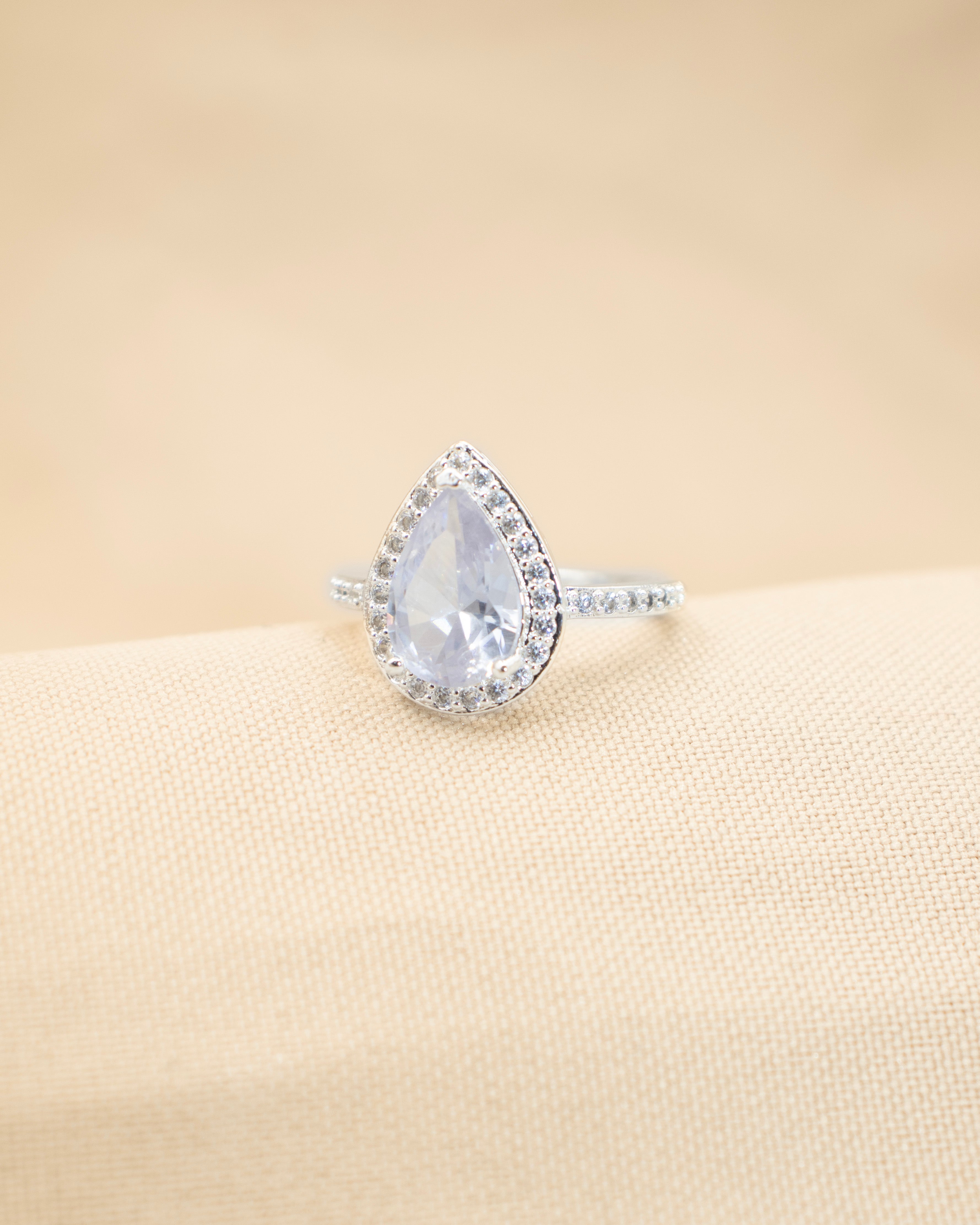 ANILLO ZAFIRO REAL BAÑO DE PLATA