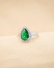 ANILLO ZAFIRO REAL BAÑO DE PLATA