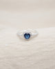 ANILLO CORAZÓN INCRUSTADO BAÑO DE PLATA