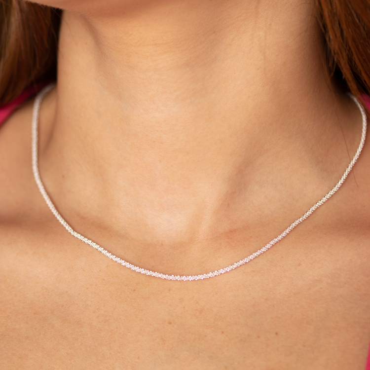 CADENA ENLAZADA BAÑO DE PLATA