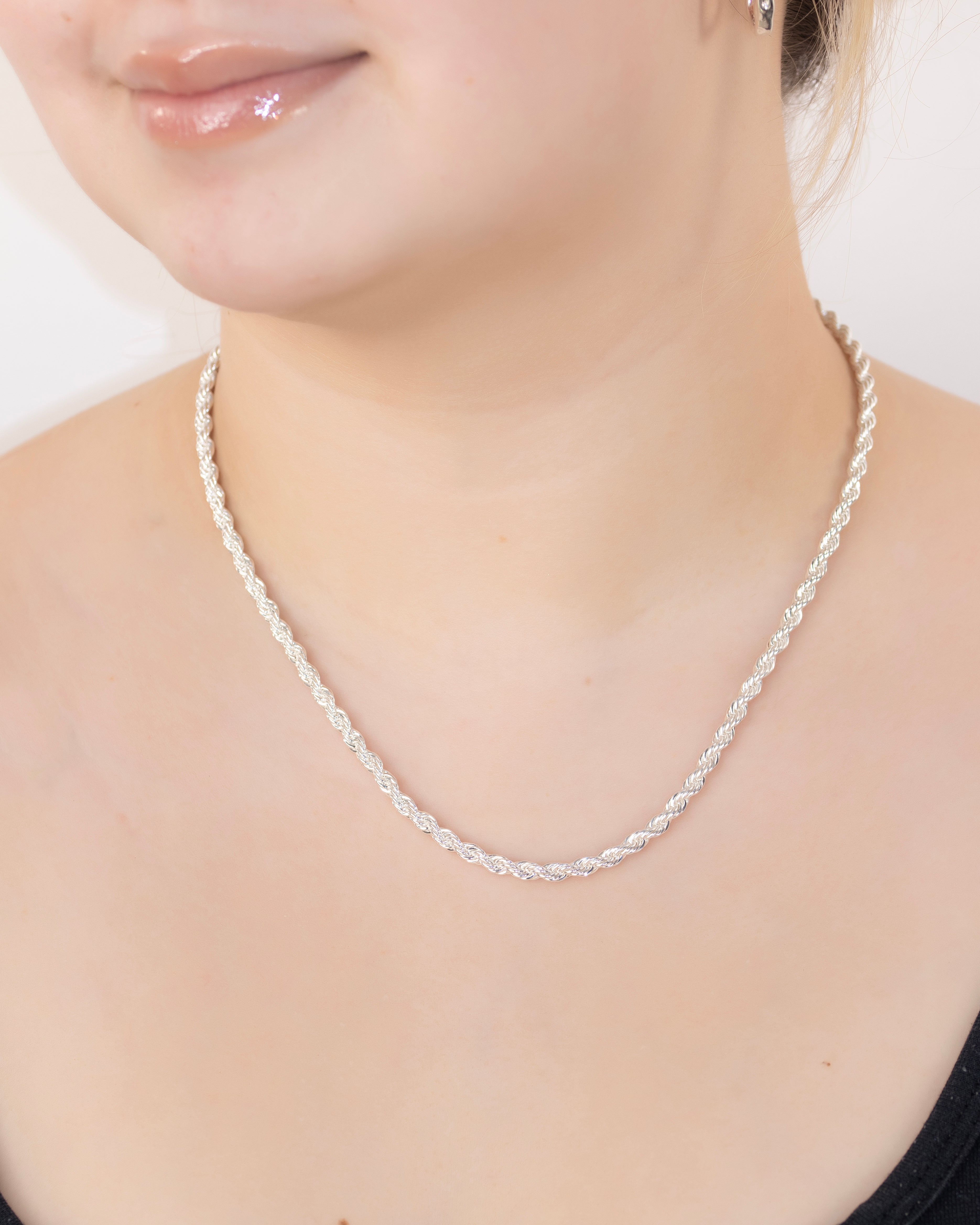 CADENA DE LAZO BAÑO DE PLATA