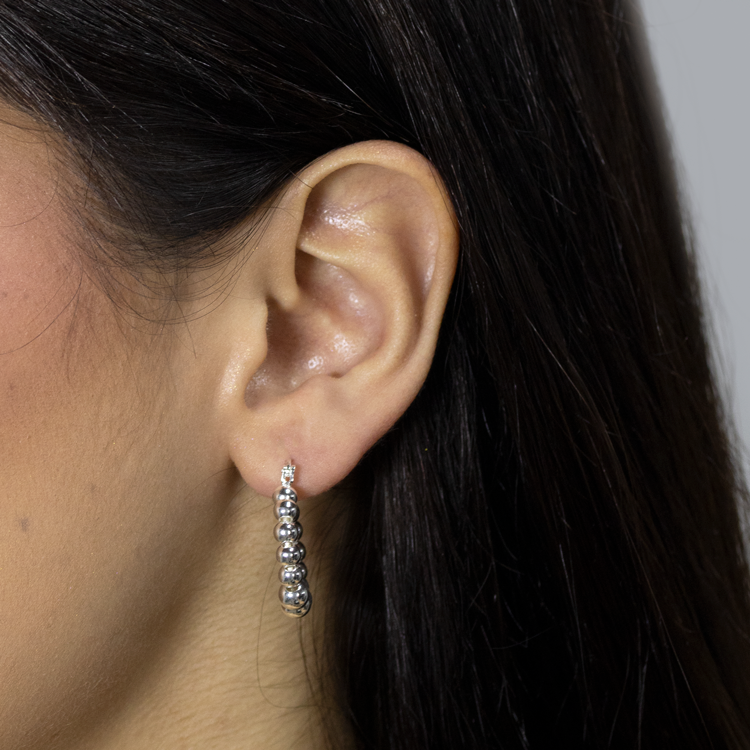 CANDONGA RECTANGULO DE BALINES EN BAÑO DE PLATA