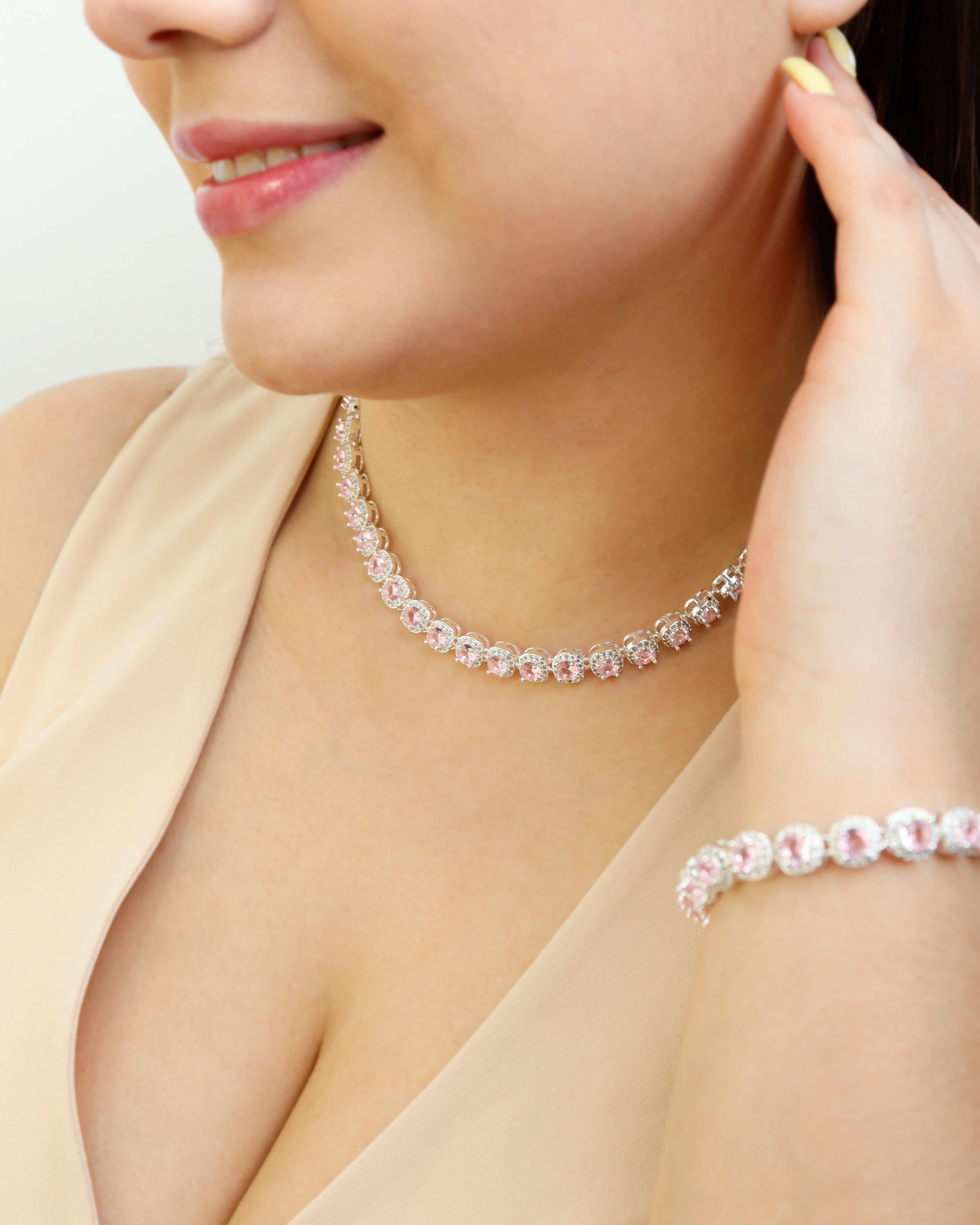 CADENA ROYAL GLOW BAÑO EN PLATA