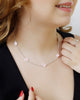 COLLAR MINI TRÉBOL SHINE BAÑO DE PLATA