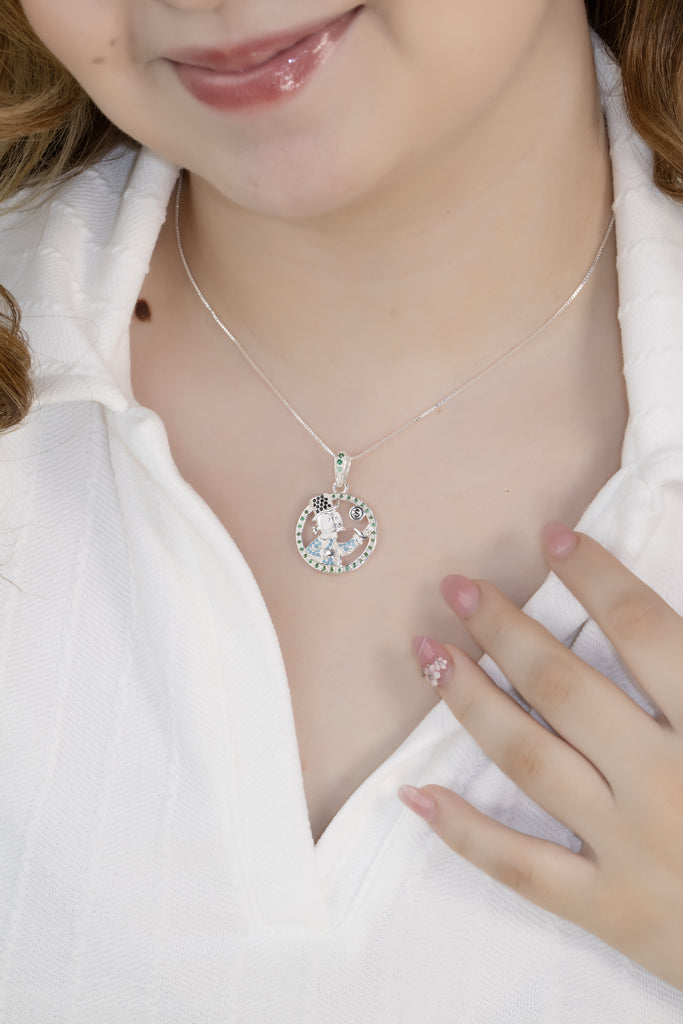 DIJE FORTUNA CHARMS BAÑO EN PLATA