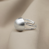 ANILLO SATURNO BAÑO DE PLATA