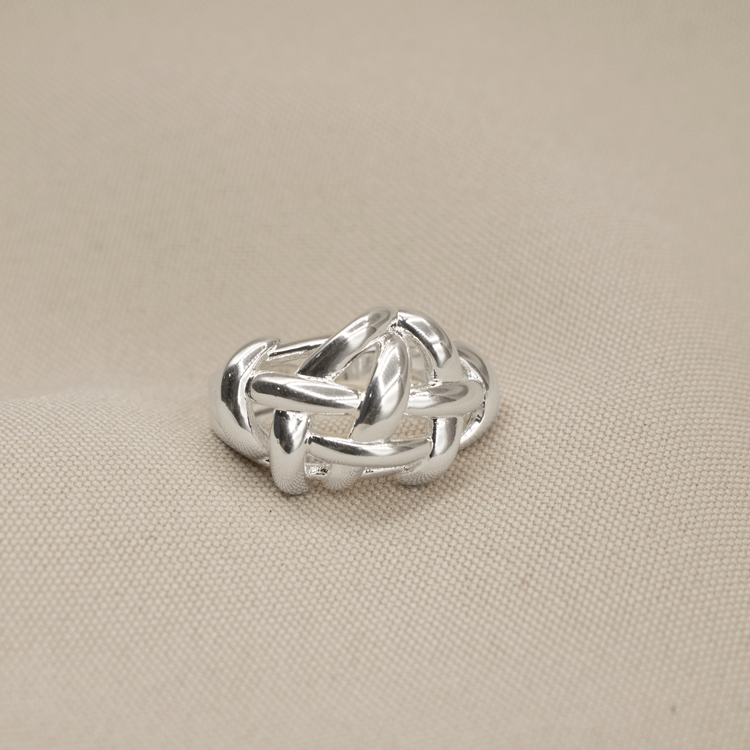 ANILLO MAYA BAÑO DE PLATA