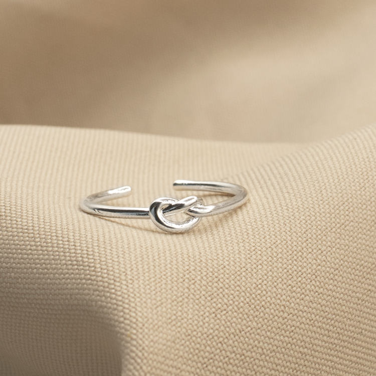 ANILLO UNIÓN BAÑO DE PLATA