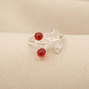 ANILLO CHERRIES TWINS BAÑO DE PLATA