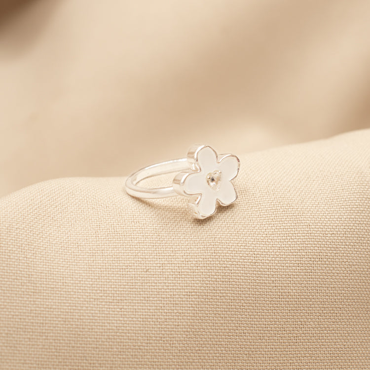 ANILLO FIORELLA BAÑO DE PLATA