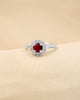 ANILLO VICTORIA BAÑO DE PLATA