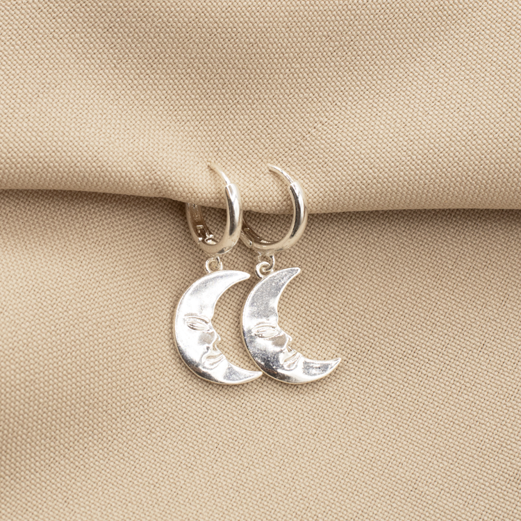 CANDONGA LUNA COLGANTE BAÑO DE PLATA