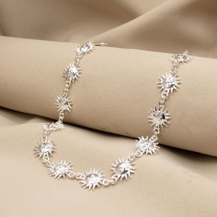 CADENA SOLSTAR BAÑO DE PLATA