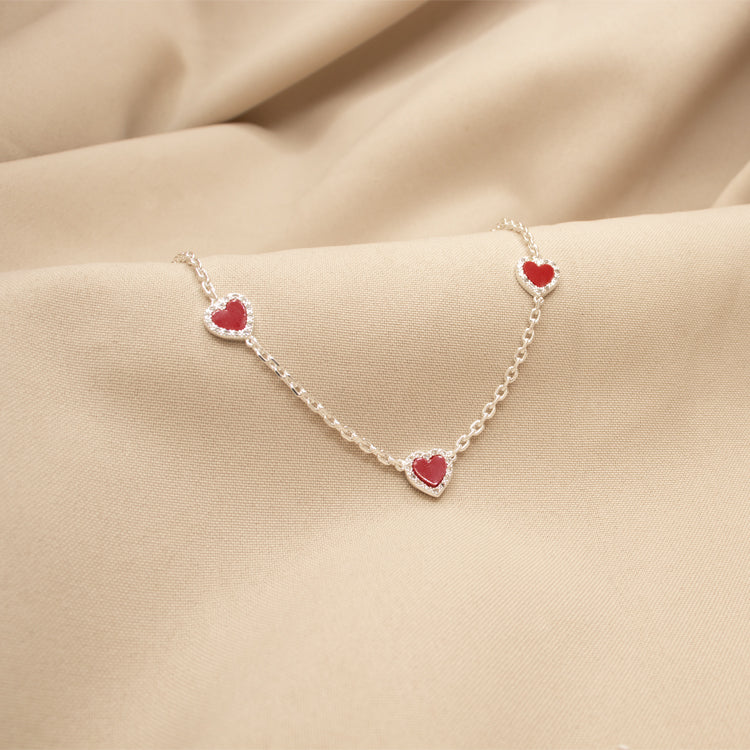 CADENA SHINY LOVE BAÑO DE PLATA