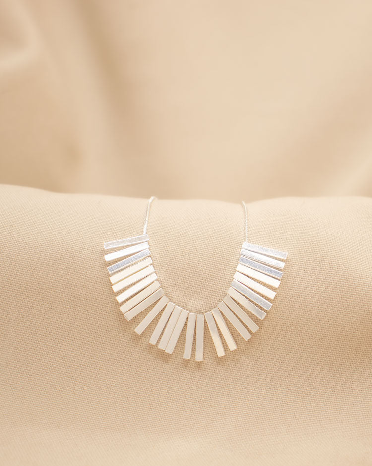 COLLAR ROMA BAÑO DE PLATA