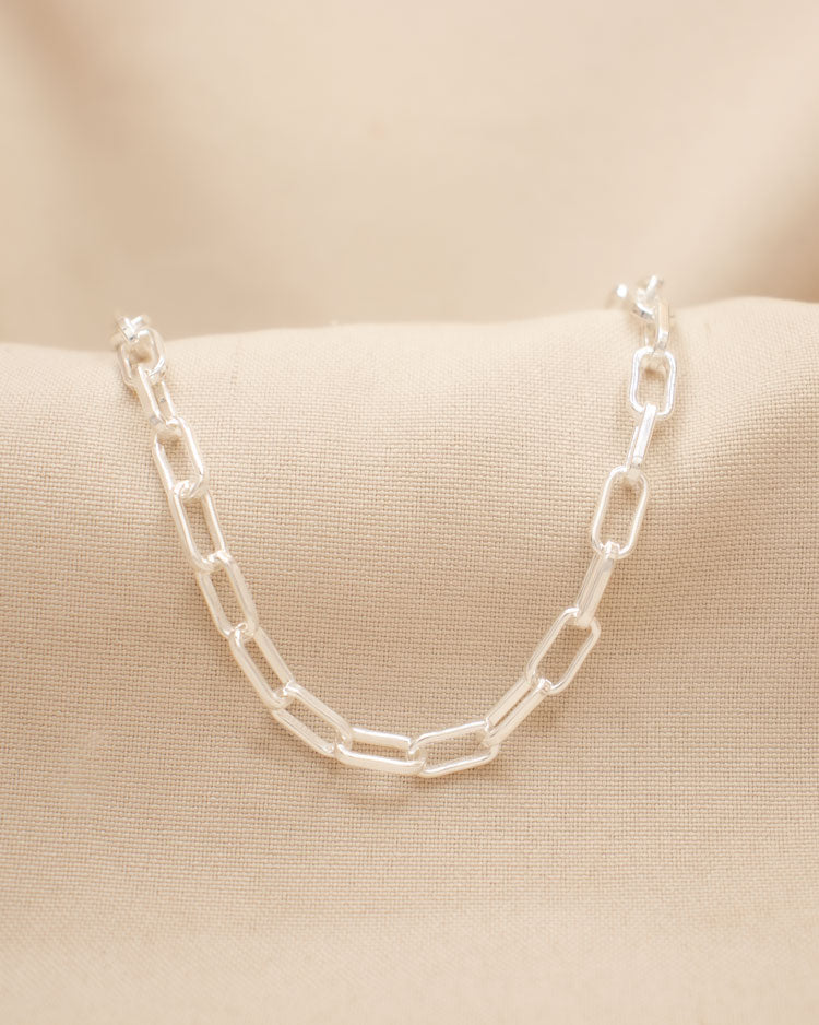 CADENA ROMEO BAÑO DE PLATA