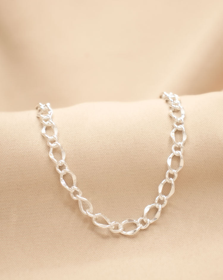 CADENA JAZMIN BAÑO DE PLATA