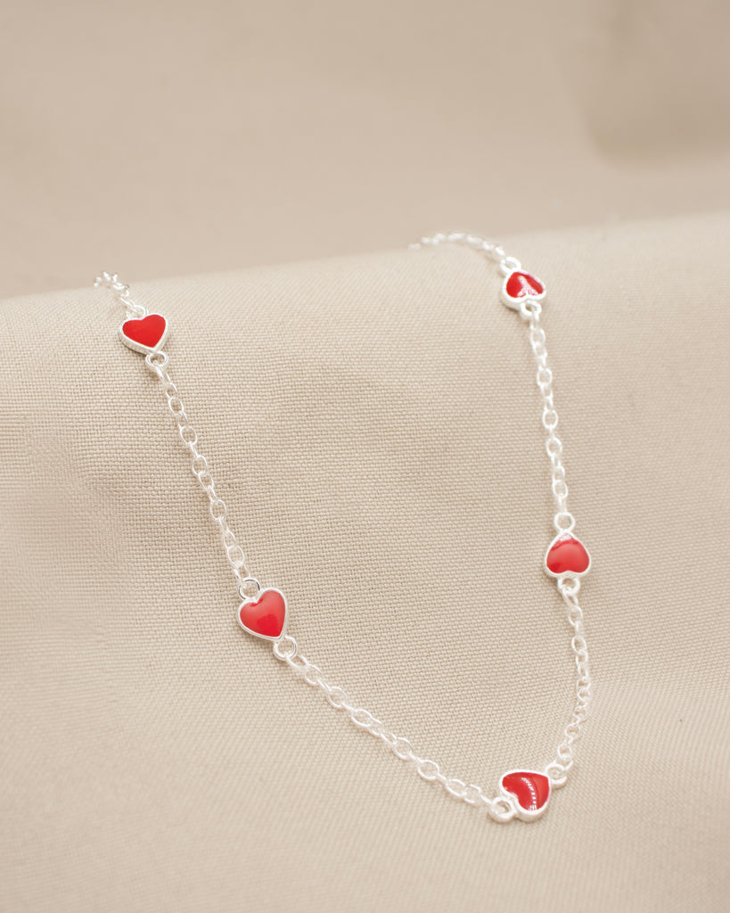 CADENA ROMÁNTICA BAÑO DE PLATA