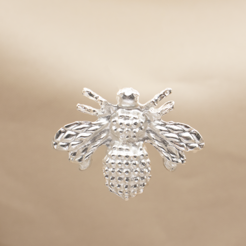 DIJE AVISPA BAÑO DE PLATA