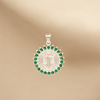 DIJE SAN BENITO BAÑO DE PLATA
