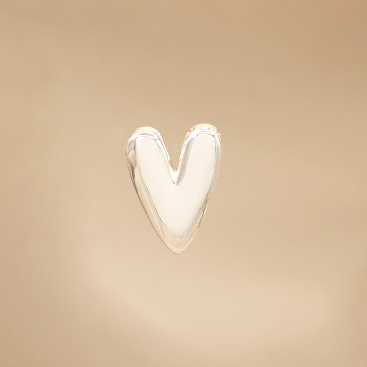 DIJE CORAZÓN VALERINNE BAÑO DE PLATA