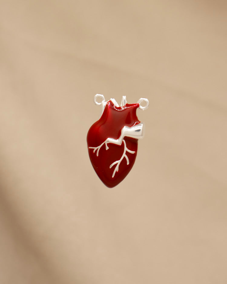 DIJE HEART LOVE BAÑO EN PLATA