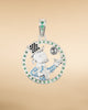 DIJE FORTUNA CHARMS BAÑO EN PLATA