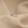 EARCUFF CORAZON BAÑO DE PLATA