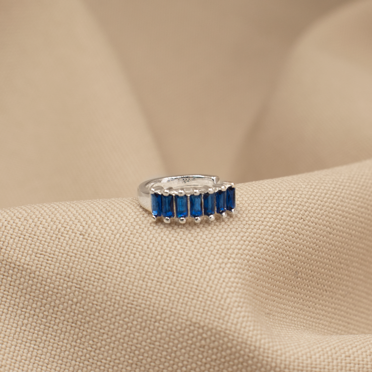 EARCUFF MINI CIRCÓN BAÑO DE PLATA