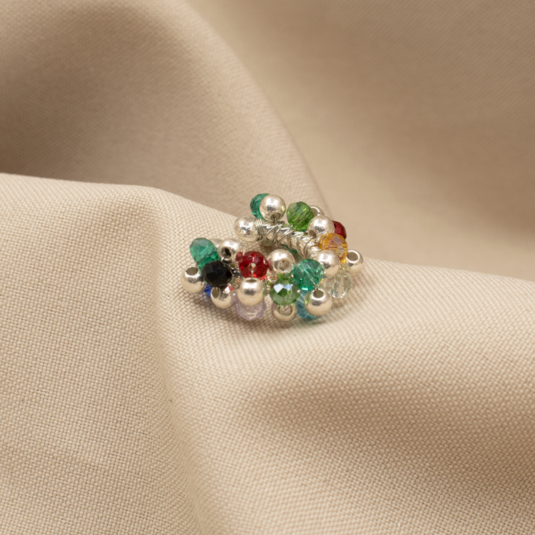 EARCUFF REPOLLO BAÑO DE PLATA