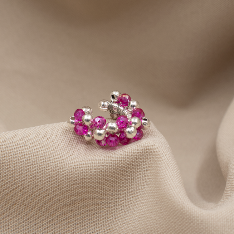 EARCUFF REPOLLO BAÑO DE PLATA