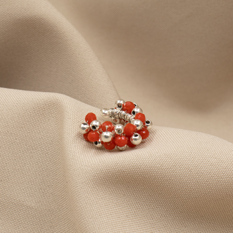 EARCUFF REPOLLO BAÑO DE PLATA