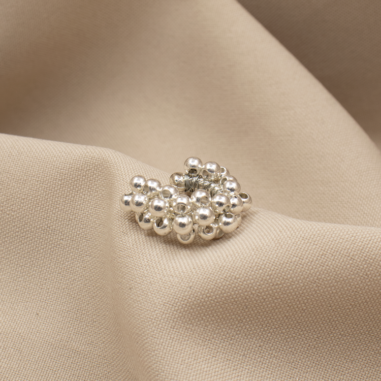 EARCUFF REPOLLO BAÑO DE PLATA