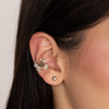 EARCUFF CANGREJO BAÑO DE PLATA