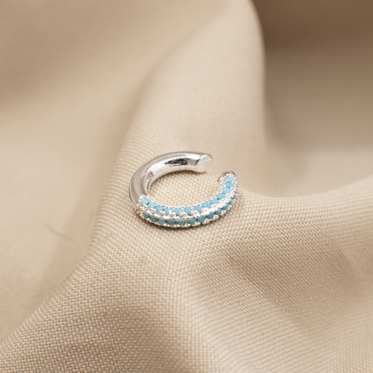 EARCUFF CIRCONES MINI BAÑO DE PLATA