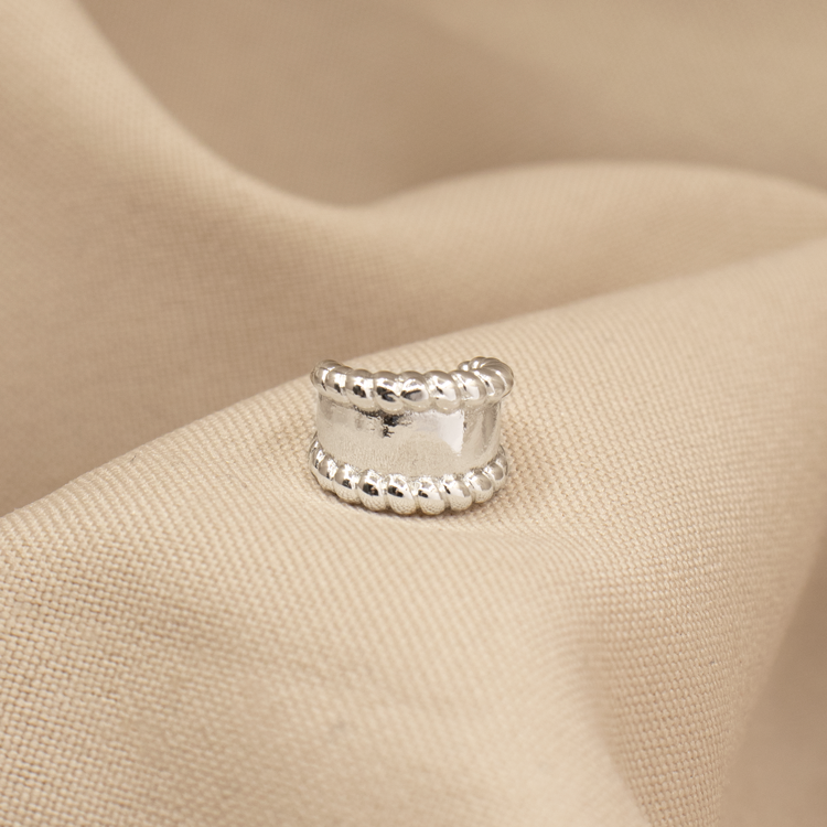 EARCUFF TARA BAÑO DE PLATA