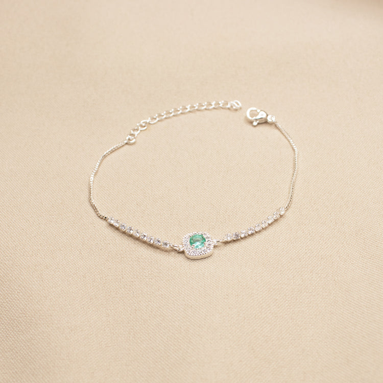 PULSERA ANASTASIA BAÑO DE PLATA