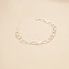 PULSERA LOOP BAÑO DE PLATA
